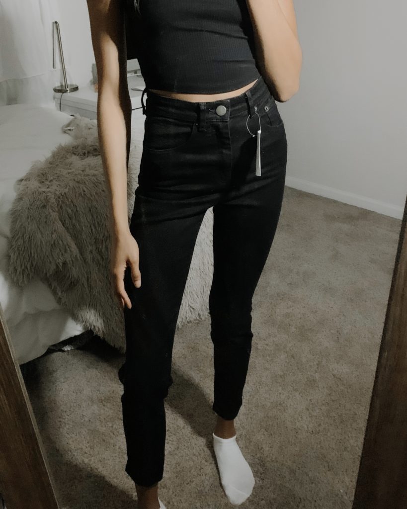 tall ripped mom jeans from ASOS, ASOS clothing haul